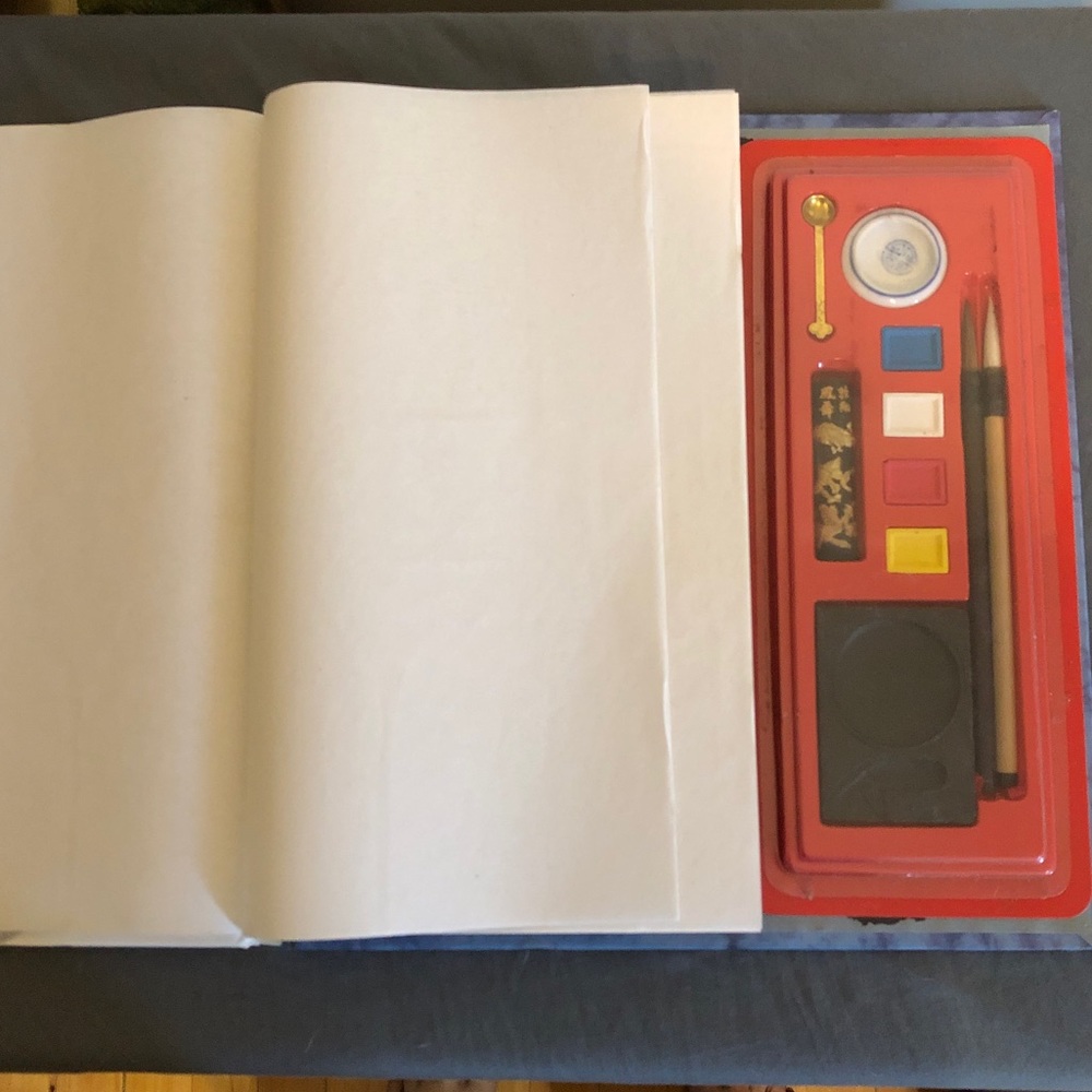 DIY Chinese Brush Painting Kit & Book - Really unique and cool kit!!!